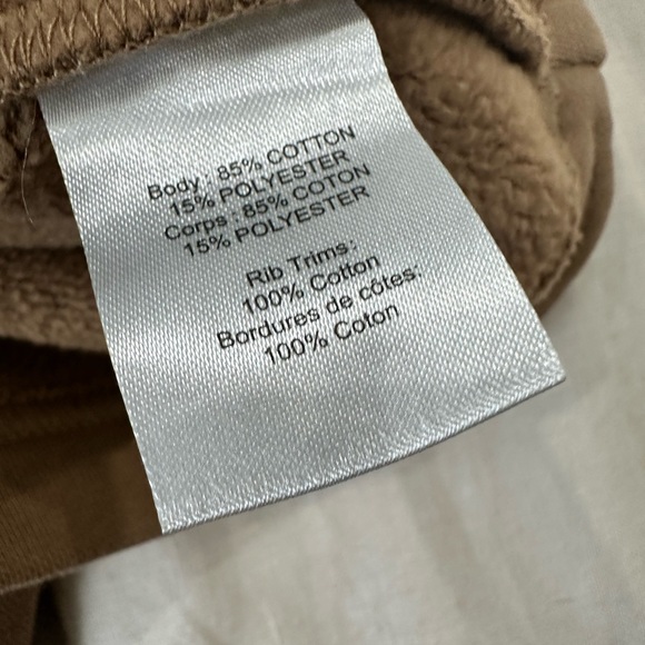 Marissa Webb SO UPTIGHT PLUSH PLUNGE HENLEY SWEATSHIRT IN LIGHT MOCHA - Picture 14 of 14